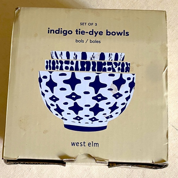 West Elm Other - ☆𝐍𝐈𝐁☆ West Elm Tie-Dye bowls